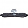 G093 - IRON DRAWER PULL WIITH  CRYSTAL KNOB